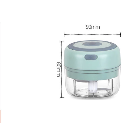 Mini Wireless Portable Electric Garlic Crusher