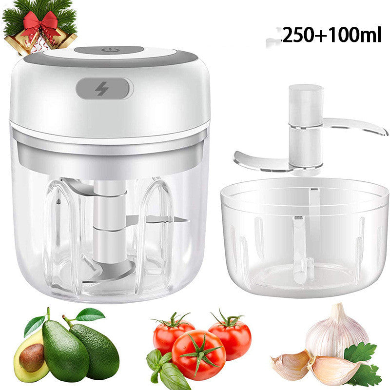 Mini Wireless Portable Electric Garlic Crusher